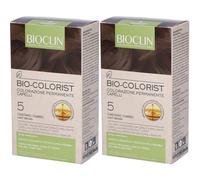 BIOCLIN Bio-Colorist 5 Castano Chiaro Set da 2 2x1 pz Tintura