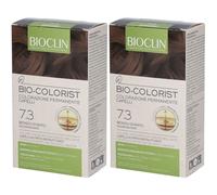 BIOCLIN Bio-Colorist 7.3 Biondo Dorato Set da 2 2x1 pz Lozione per cap