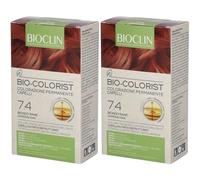 BIOCLIN Bio-Colorist 7.4 Biondo Rame 2x1 pz Lozione per capelli