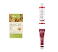 BIOCLIN Bio-Colorist Bundle Post Colore: Colorazione Permanente Biondo Chiarissimo Extra 10 + Shampoo 200 ml + Maschera 100 ml - senza ammoniaca, con Olio di Argan - Nutre, Protegge e Illumina