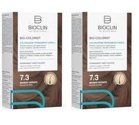 Bioclin Bio-Colorist Colorazione Permanente Capelli Biondo Dorato 7.3 (Confezione da 2)