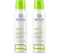 BIOCLIN Deo 24H Spray - 150 ml - Deodorante per Sudorazione Normale - Con Xilitolo, Vitamina E e Trietilcitrato - Senza Sali di Alluminio - Effetto Asciutto (Confezione da 2)