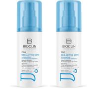 BIOCLIN Deo Pro Active Vapo 48H - 100 ml - Deodorante per Sudorazione da Variazioni Ormonali - Senza Gas - Senza Alcol e Profumo - Non Lascia Aloni sui vestiti - Testato dai 12 anni (Confezione da 2)
