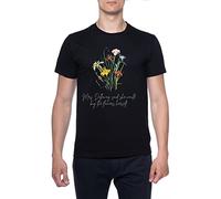 BIOCLOD Virginia Woolf Mrs Dalloway Uomini Maglietta Nero Girocollo Men T-Shirt Black Round Neck