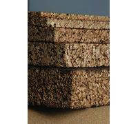 Biocork - Pannelli di sughero biondo agglomerato dimensioni 50x100cm spess. da 1 a 8cm per cappotti interni/esterni e isolamento termoacustico di tetti/soffitti/pareti/pavimenti (1cm - conf. da 10mq)