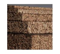 Biocork - Pannelli di sughero biondo agglomerato dimensioni 50x100cm spessori da 1 a 8cm per cappotti interni/esterni e isolamento termoacustico di tetti/soffitti/pareti/pavimenti (8cm - conf. da 2mq)