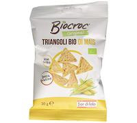 Biocroc, Triangoli di mais bio, senza glutine, 20g