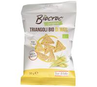 Biocroc, Triangoli di mais bio, senza glutine, 20g (Confezione da 6)