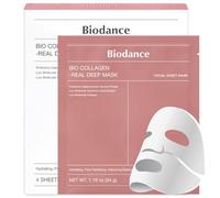 Biodance Bio-Collagen Real Deep Mask confezione da 4 - maschere per il viso, maschera per il viso, maschera per il viso donna, maschera per il viso, affinamento dei pori, trattamento delle rughe