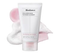 BIODANCE Detergente Viso Collagene Mask to Foam, Detergente Schiumogeno Idratante 2 in 1, Maschera Pori per Pelle Sensibile e Grassa, Skincare Coreana (150 ml)