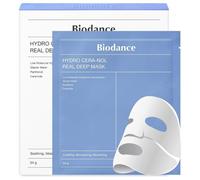BIODANCE Hydro Cera-nol Real Deep Mask, Overnight Hydrogel, lenitiva, idratante, nutriente, 34 g x 4 pezzi