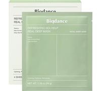 Biodance Maschera Profonda Rinfrescante con Alga Marina, 4 pezzi