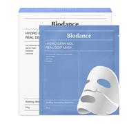 BIODANCE Hydro Cera-nol Real Deep Mask, Overnight Hydrogel, lenitiva, idratante, nutriente, 34 g x 4 pezzi