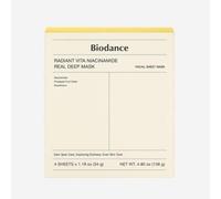 Biodance Radiant Vita Niacinamide Real Deep Mask 1 Box 34g X 4 Pieces