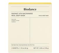 Biodance Radiant Vita Niacinamide Real Deep Mask, 4 pezzi