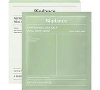 Biodance Maschera Profonda Rinfrescante con Alga Marina, 4 pezzi