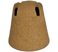 Biodegradabile per piantare tazze per iniziare e crescita precoce, forma rotonda, supporta l'espansione naturale delle radici, set da 45 pezzi con 30 etichette (A)