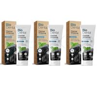 BioDenta dentifricio sbiancante al carbone - 75 ml (confezione da 3)
