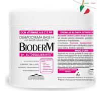 BIODERM Dermocrema Base H - Crema Super Idratante Corpo E Mani Con Burro Di Kari