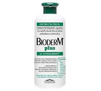 Bioderm Plus Dermodetergente Antibatterico con Timo e Tea Tree Oil 500 ml | Detergente intimo e corpo delicato per adulti, anziani, incontinenti e disabili, anche per le pelli più sensibili