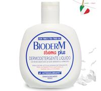 Bioderm Stoma Plus Detergente Stomia e Cute Peristomale Delicato 200 ml | Sapone liquido concentrato anti-odore per l'igiene quotidiana di colostomia, ileostomia e urostomia, con Timo e Tea Tree Oil