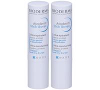 BIODERMA Atoderm Lèvres Stick Labbra Riparatore 2x4 g