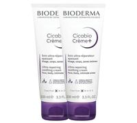 BIODERMA | CICABIO Crema + | Crema riparatrice e lenitiva | Azione anti-graffio | Ripristina l'epidermide | Made in France | Confezione da 2 x 100 ml