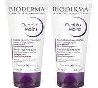 BIODERMA Cicabio Mains Crema mani danneggiate screpolate fissurate 2x5