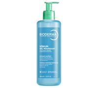 BIODERMA Sebium Gel schiumogeno - Detergente purificante delicato - Rimuove sebo in eccesso e impurità - Pelle mista a grassa - prescritta dai dermatologi - Flacone pompa 400 ml