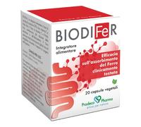 Prodeco Pharma Biodifer – Integratore efficace sull'assorbimento del ferro – 20 cps vegetali