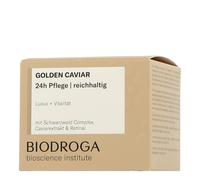 BIODROGA Bioscience Institute - Golden CAVIAR 24h cura ricca, 50 ml, lussuosa cura della pelle dalla Foresta Nera per pelli secche e esigenti, cura nutriente, idratante della pelle