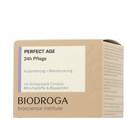 Biodroga Cura della pelle rassodante anti invecchiamento 24 ore cura 50 ml - Skincare crema idratante anti anti rughe cura del viso Vegan Perfect Age Bioscience Institut