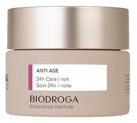 Biodroga - Crema viso anti-invecchiamento 24 ore RICH (1,7 oz): rassodante, ammorbidente, antirughe, lifting, effetto lifting istantaneo