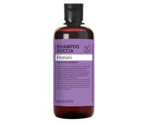 Bioearth Shampoo Doccia Fruttato Family Eco Vegan 500 ml Estratto Di Ribes Nero E Mirtillo