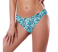 BIOECEUA Pantaloni mestruali da donna per nuoto, a 4 strati, a prova di perdite, senza tracce, costume da bagno per ragazze e adolescenti, super assorbenti, ad asciugatura rapida, per spiaggia e