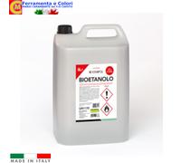 Bioetanolo 5L Combustibile Liquido Vegetale Per Stufa Camino Bio Etanolo KEMIPOL