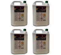 Bioetanolo Ecologico Naturale 4X5 LT | Combustibile Vegetale Inodore Per Caminetti E Stufe | Alta Qualità | Fiamma Pulita E Sicura