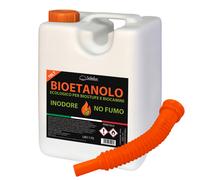 Bioetanolo Liquido Inodore 10L - Combustibile Naturale per Camini e Stufe
