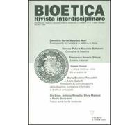 Bioetica. Rivista interdisciplinare (2006). Vol. 1