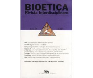 Bioetica. Rivista Interdisciplinare. Anno XIX. 2 - [Vicolo del Pavone]