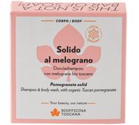 Biofficina Toscana Doccia Shampoo Solido al Melograno 80 g - Shampoo Solido