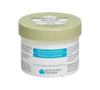 Biofficina Toscana Maschera e scrub per capelli decotto, 200 ml - Trattamento detox ed esfoliante cuoio capelluto - Con argilla verde e capelvenere bio toscano