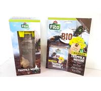BIOFITO TRAPPOLA MOSCHE FLY TRAP + 4 ESCHE BIOLOGICHE
