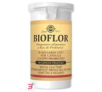 Solgar Bioflor 30 Capsule Integratore Fermenti Lattici Probiotici per Equilibrio Flora Intestinale