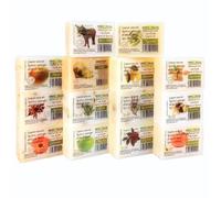 BIOGRAL - Set 12 Saponette miste Profumate con Olio di Neem (100 gr) Sapone per Viso, Mani e Corpo, Sapone Naturale Biologico Certificato Prodotto in Italia (12 - Olio di Neem)