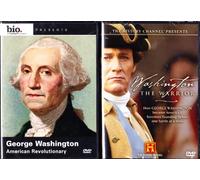 Biography : George Washington American Revolutionary , Washington the Warrior : The History Channel Founding Fathers 2 Pack