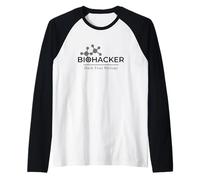 Biohacker Biohacking Your Biology Biohack Dna Maglia con Maniche Raglan