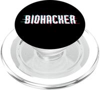 Biohacker Glitch Design per Biohacker PopSockets PopGrip per MagSafe