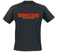 Biohazard Urban Discipline Uomo T-Shirt Nero 100% Cotone Regular