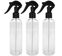 BiOHY Bottiglia spray (transparente) 250 ml (set di 3) | Spruzzatore a pompa resistente ai prodotti chimici per detergenti, olio e altro |Bottiglie artigianato, hobby, cosmetici (Sprühflasche)